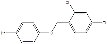 1-(4-bromophenoxymethyl)-2,4-dichlorobenzene 구조식 이미지