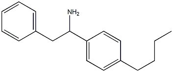 1-(4-butylphenyl)-2-phenylethan-1-amine Structure