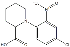 1-(4-chloro-2-nitrophenyl)piperidine-2-carboxylic acid 구조식 이미지