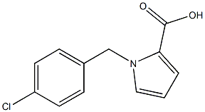 1-(4-chlorobenzyl)-1H-pyrrole-2-carboxylic acid Structure