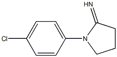 1-(4-chlorophenyl)pyrrolidin-2-imine Structure