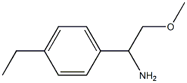 1-(4-ethylphenyl)-2-methoxyethan-1-amine 구조식 이미지