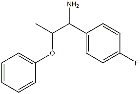 1-(4-fluorophenyl)-2-phenoxypropan-1-amine Structure