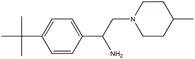 1-(4-tert-butylphenyl)-2-(4-methylpiperidin-1-yl)ethan-1-amine 구조식 이미지