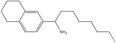1-(5,6,7,8-tetrahydronaphthalen-2-yl)octan-1-amine Structure