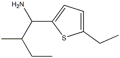 1-(5-ethylthiophen-2-yl)-2-methylbutan-1-amine 구조식 이미지