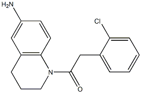 1-(6-amino-1,2,3,4-tetrahydroquinolin-1-yl)-2-(2-chlorophenyl)ethan-1-one 구조식 이미지