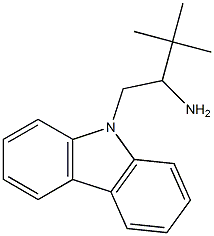 1-(9H-carbazol-9-yl)-3,3-dimethylbutan-2-amine Structure
