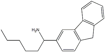 1-(9H-fluoren-3-yl)hexan-1-amine Structure