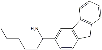 1-(9H-fluoren-3-yl)hexan-1-amine 구조식 이미지