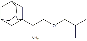1-(adamantan-1-yl)-2-(2-methylpropoxy)ethan-1-amine 구조식 이미지