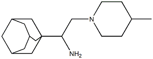 1-(adamantan-1-yl)-2-(4-methylpiperidin-1-yl)ethan-1-amine Structure