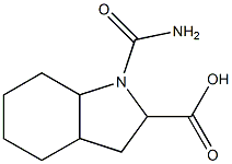 1-(aminocarbonyl)octahydro-1H-indole-2-carboxylic acid 구조식 이미지