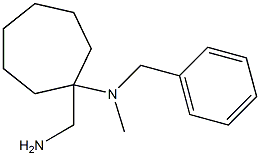 1-(aminomethyl)-N-benzyl-N-methylcycloheptan-1-amine Structure