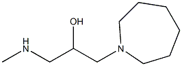 1-(azepan-1-yl)-3-(methylamino)propan-2-ol Structure