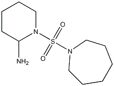 1-(azepane-1-sulfonyl)piperidin-2-amine Structure