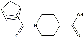 1-(bicyclo[2.2.1]hept-5-en-2-ylcarbonyl)piperidine-4-carboxylic acid Structure