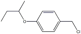 1-(butan-2-yloxy)-4-(chloromethyl)benzene 구조식 이미지