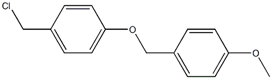 1-(chloromethyl)-4-[(4-methoxyphenyl)methoxy]benzene Structure