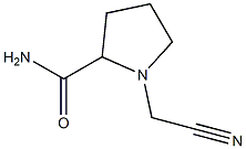 1-(cyanomethyl)pyrrolidine-2-carboxamide Structure