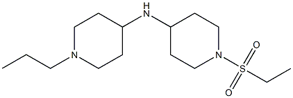 1-(ethanesulfonyl)-N-(1-propylpiperidin-4-yl)piperidin-4-amine 구조식 이미지