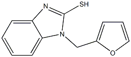 1-(furan-2-ylmethyl)-1H-1,3-benzodiazole-2-thiol Structure