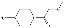 1-(methoxyacetyl)piperidin-4-amine Structure
