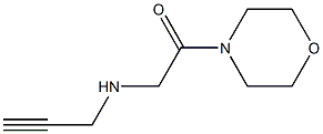 1-(morpholin-4-yl)-2-(prop-2-yn-1-ylamino)ethan-1-one Structure