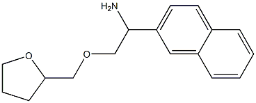 1-(naphthalen-2-yl)-2-(oxolan-2-ylmethoxy)ethan-1-amine 구조식 이미지