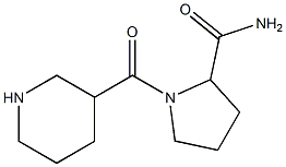 1-(piperidin-3-ylcarbonyl)pyrrolidine-2-carboxamide Structure