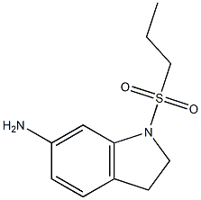 1-(propane-1-sulfonyl)-2,3-dihydro-1H-indol-6-amine Structure