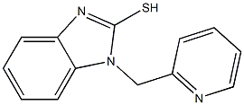 1-(pyridin-2-ylmethyl)-1H-1,3-benzodiazole-2-thiol Structure