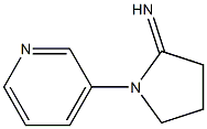 1-(pyridin-3-yl)pyrrolidin-2-imine Structure