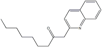 1-(quinolin-2-yl)nonan-2-one 구조식 이미지