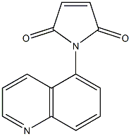 1-(quinolin-5-yl)-2,5-dihydro-1H-pyrrole-2,5-dione 구조식 이미지