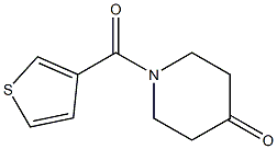 1-(thien-3-ylcarbonyl)piperidin-4-one Structure
