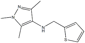 1,3,5-trimethyl-N-(thiophen-2-ylmethyl)-1H-pyrazol-4-amine Structure