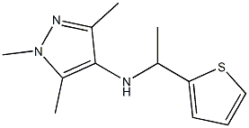 1,3,5-trimethyl-N-[1-(thiophen-2-yl)ethyl]-1H-pyrazol-4-amine Structure