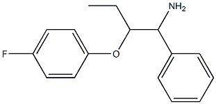 1-[(1-amino-1-phenylbutan-2-yl)oxy]-4-fluorobenzene Structure