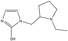 1-[(1-ethylpyrrolidin-2-yl)methyl]-1H-imidazole-2-thiol Structure