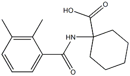 1-[(2,3-dimethylbenzoyl)amino]cyclohexanecarboxylic acid Structure