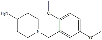 1-[(2,5-dimethoxyphenyl)methyl]piperidin-4-amine 구조식 이미지