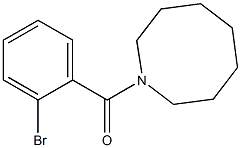 1-[(2-bromophenyl)carbonyl]azocane Structure