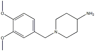 1-[(3,4-dimethoxyphenyl)methyl]piperidin-4-amine Structure