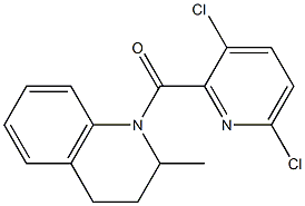 1-[(3,6-dichloropyridin-2-yl)carbonyl]-2-methyl-1,2,3,4-tetrahydroquinoline Structure