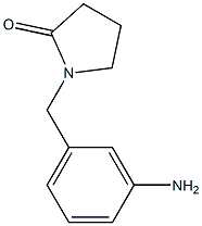 1-[(3-aminophenyl)methyl]pyrrolidin-2-one 구조식 이미지