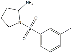 1-[(3-methylbenzene)sulfonyl]pyrrolidin-2-amine Structure