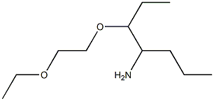 1-[(4-aminoheptan-3-yl)oxy]-2-ethoxyethane 구조식 이미지