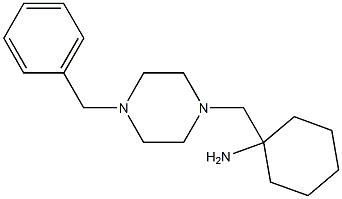 1-[(4-benzylpiperazin-1-yl)methyl]cyclohexan-1-amine Structure