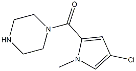 1-[(4-chloro-1-methyl-1H-pyrrol-2-yl)carbonyl]piperazine 구조식 이미지